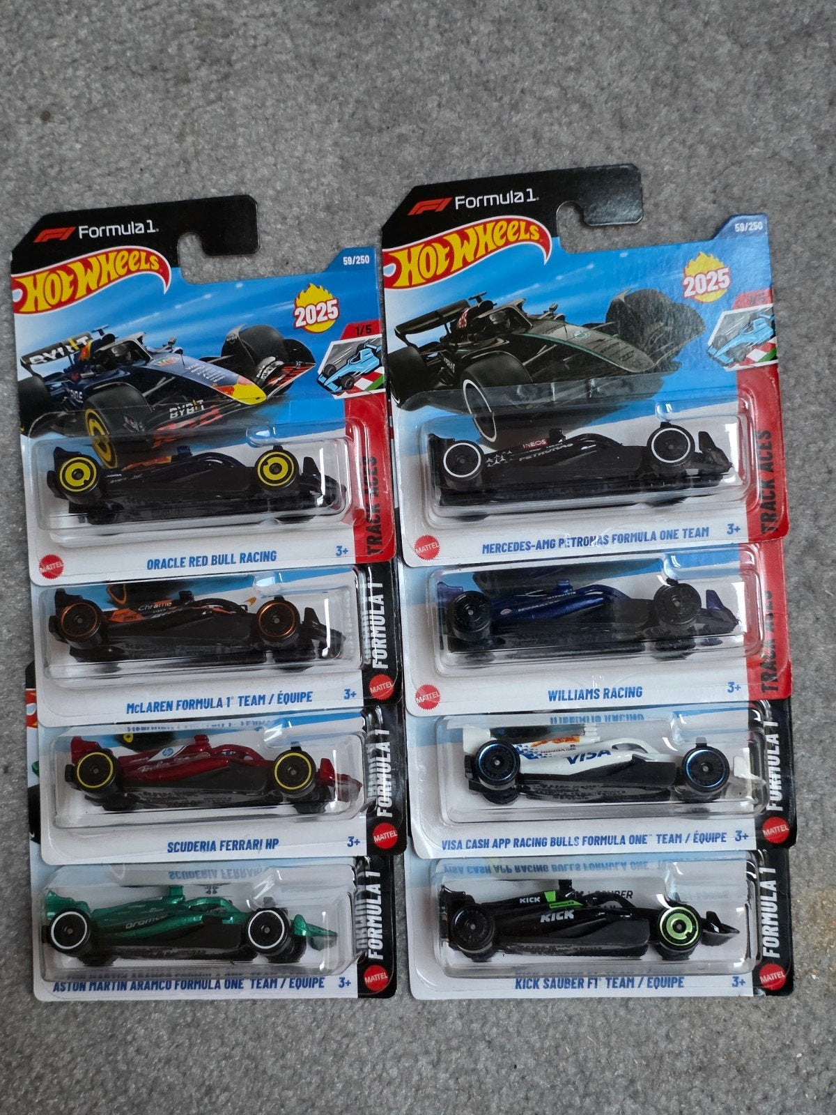 Hot Wheels Formule 1 Collectie 2025 - Nieuw in verpakking, Ophalen of Verzenden, Nieuw, Auto