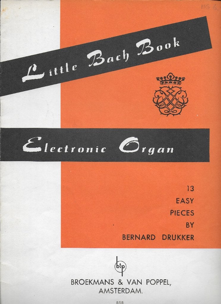 Mu231 bladmuziek little bach book ( orgel ), Orgel, Gebruikt, Ophalen of Verzenden, Artiest of Componist
