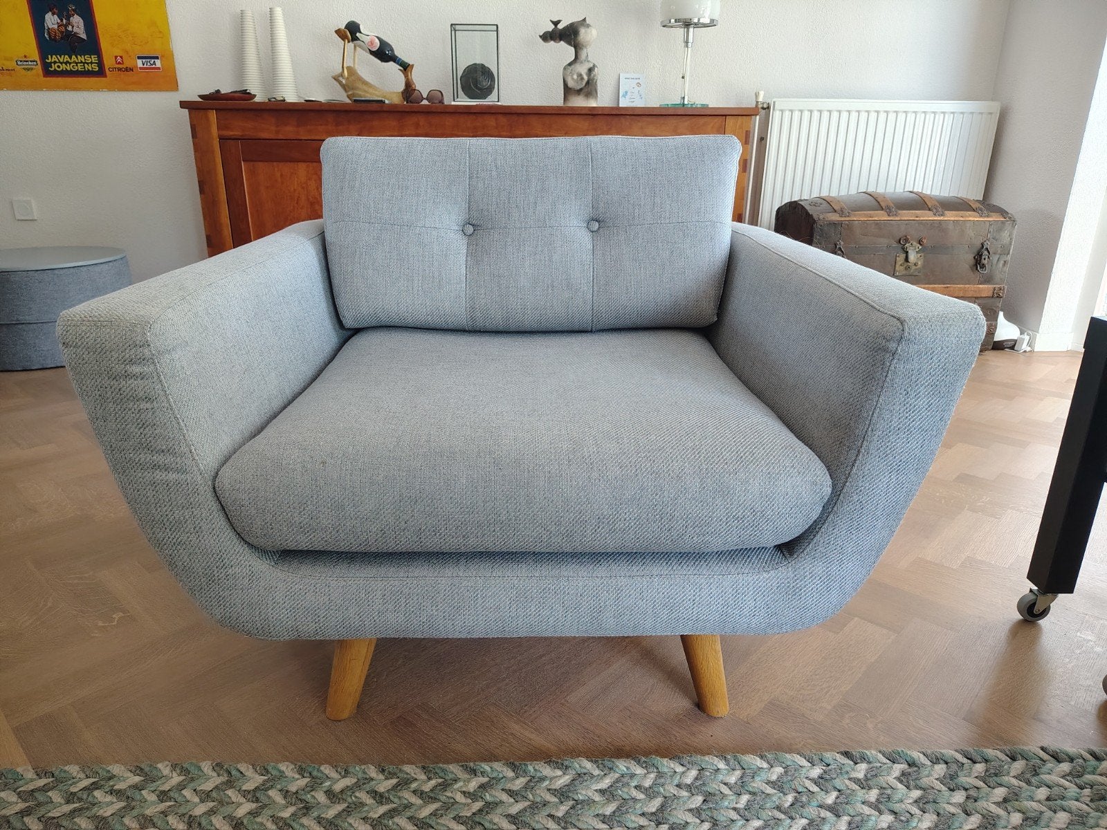 Sofa Company Vera 1,5 zits, Ophalen, Zo goed als nieuw, 75 tot 100 cm