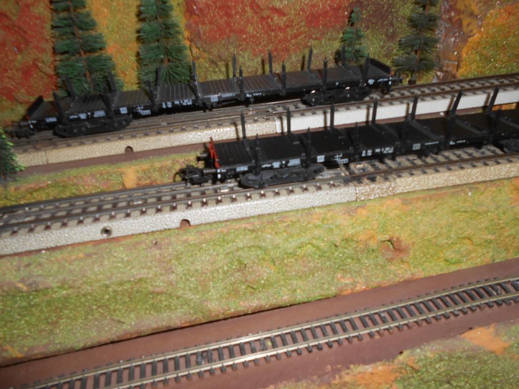 Märklin 4663 2x de lange zware metalen rongenwagons, Wisselstroom, Treinset, Ophalen of Verzenden, Zo goed als nieuw