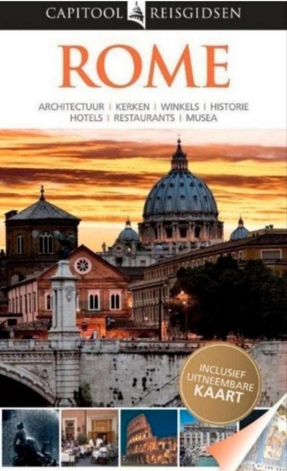 ROME capitool reisgids Nederlands met uitneembare kaart, Capitool, Europa, Ophalen of Verzenden, Zo goed als nieuw
