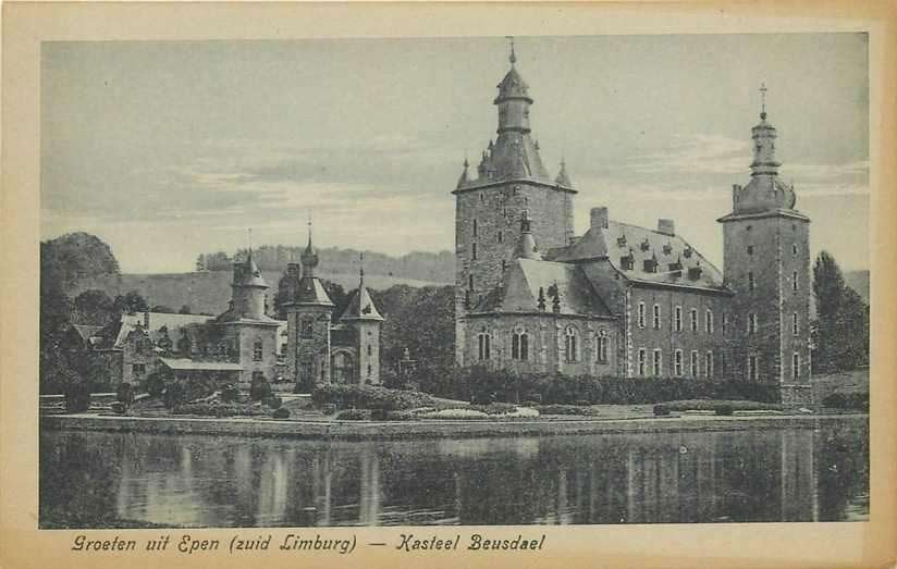 377-618-013 Epen Kasteel Beusdaal, Ophalen of Verzenden, Voor 1920, Noord-Brabant