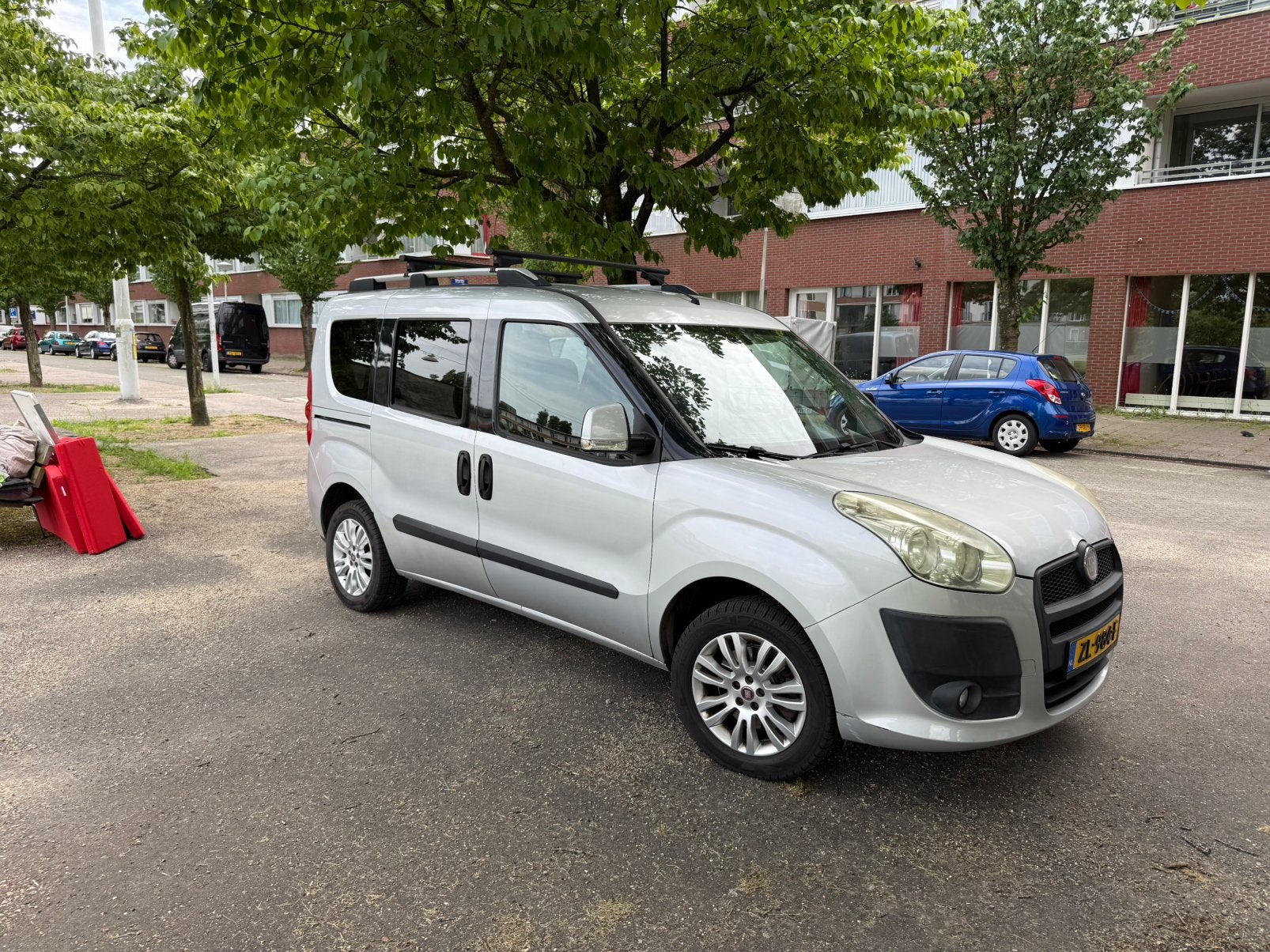 Fiat Doblo 1.4 Benzine (2012) –Mini Camper & 5-persoons auto, Overige merken, Buscamper of Camperbus, Particulier, Benzine