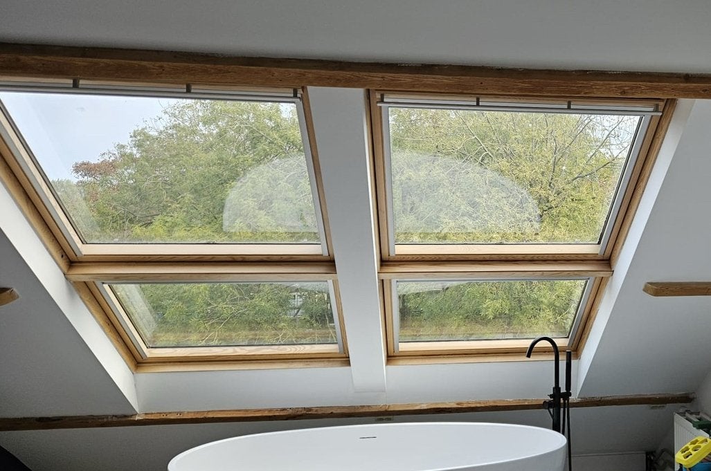 Velux dakramen GGl S06 & GIL S34 (incl. Gootstukken), Doe-het-zelf en Verbouw, Glas en Ramen, Gebruikt, Dakraam, 80 tot 120 cm