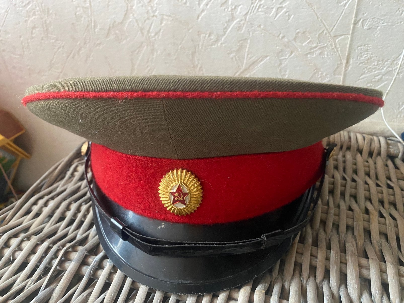 Sovjet ( russische) officiers pet, Verzamelen, Ophalen, Landmacht, Helm of Baret