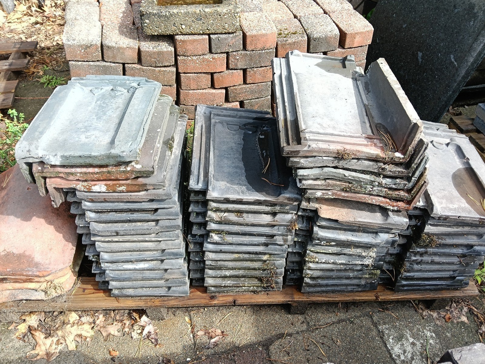gebruikte dakpannen zwart, Tuin en Terras, Ophalen, Overige materialen, Gebruikt, Overige typen