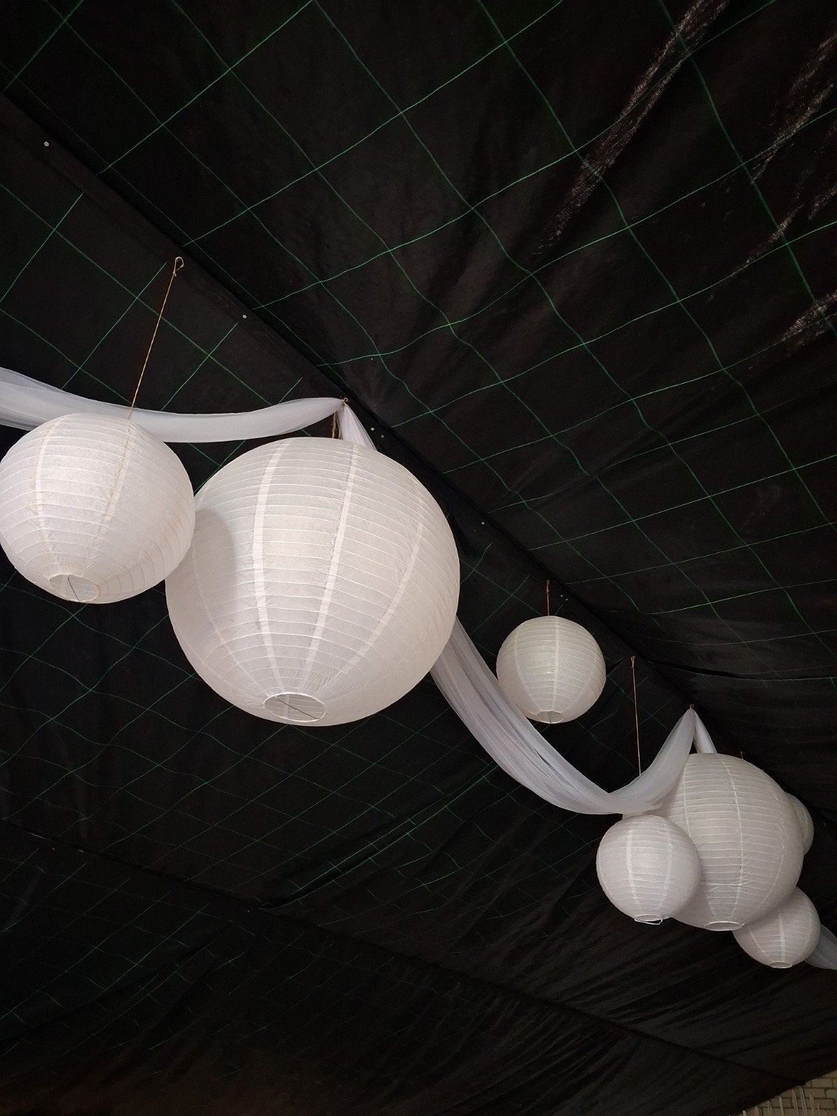 grote lampionen, Ophalen, Gebruikt, Versiering