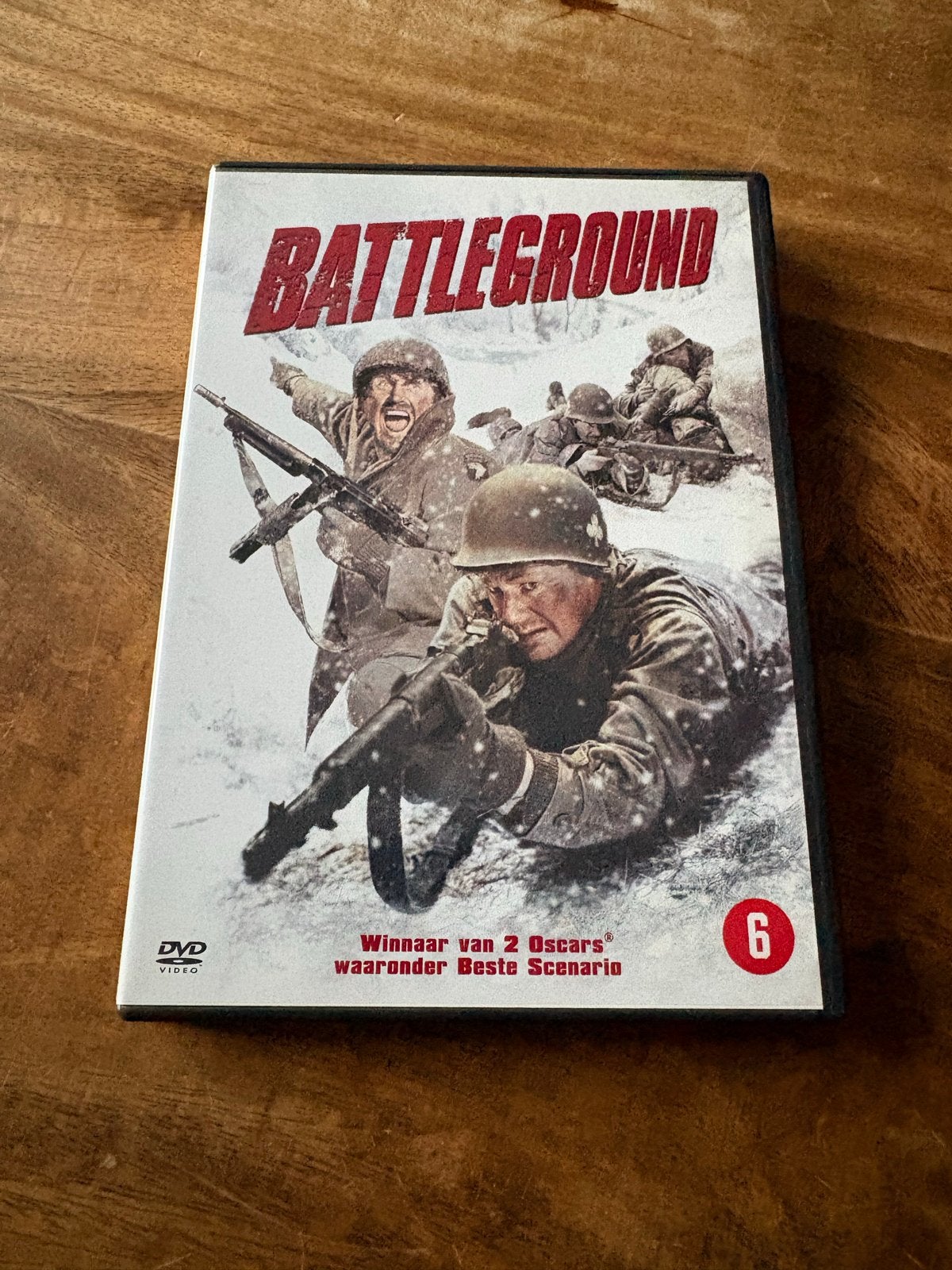 Battleground DVD - Oorlogsfilm met 2 Oscars, Nederlands, Ophalen of Verzenden, Vanaf 6 jaar, Oorlog