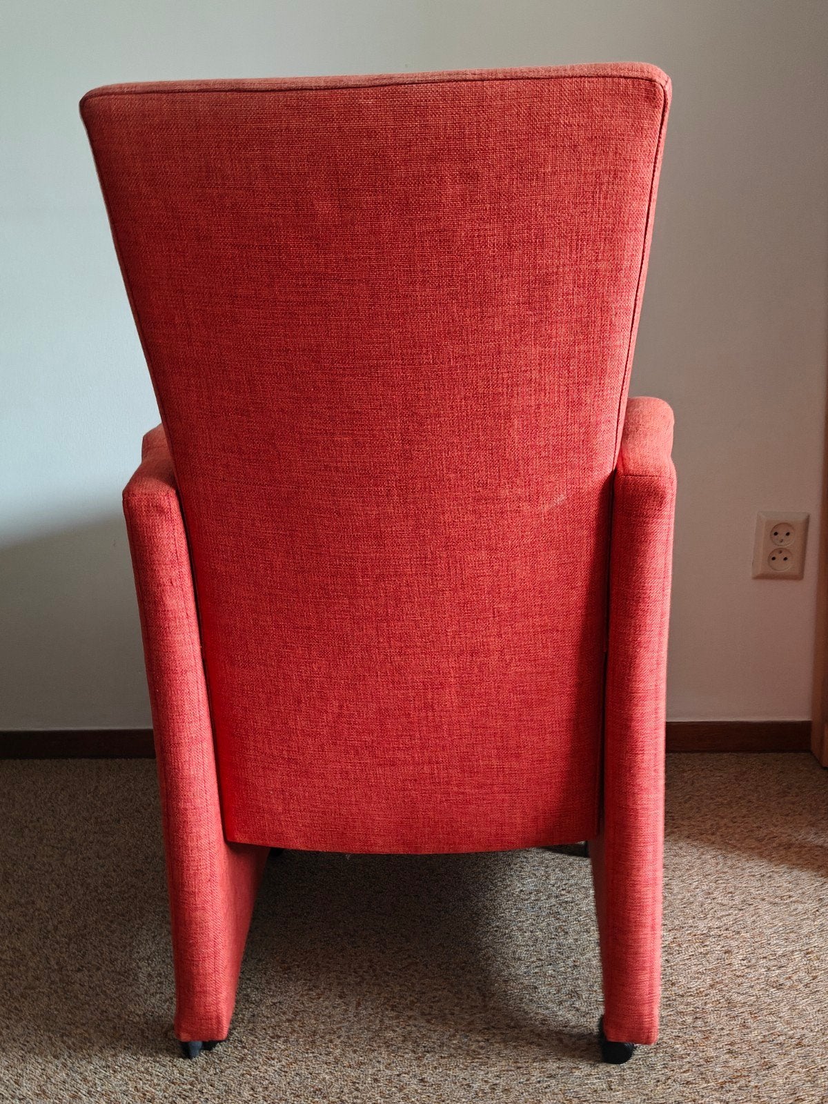gratis af te halen 6 Relax eetkamerstoelen, Huis en Inrichting, Ophalen, Gebruikt, Minder dan 75 cm, Stof