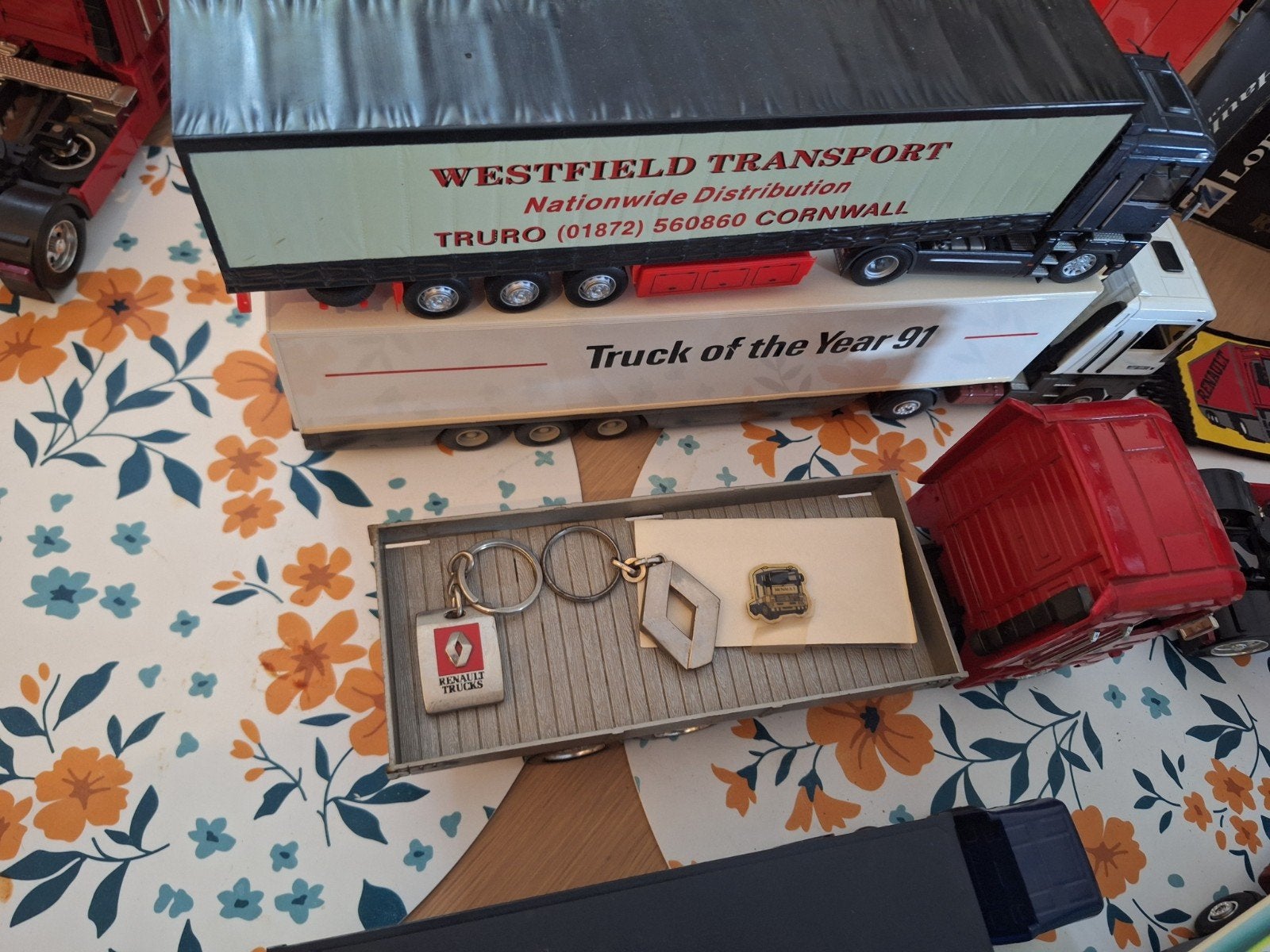 Grote collectie miniatuur vrachtwagens, Ophalen, Gebruikt