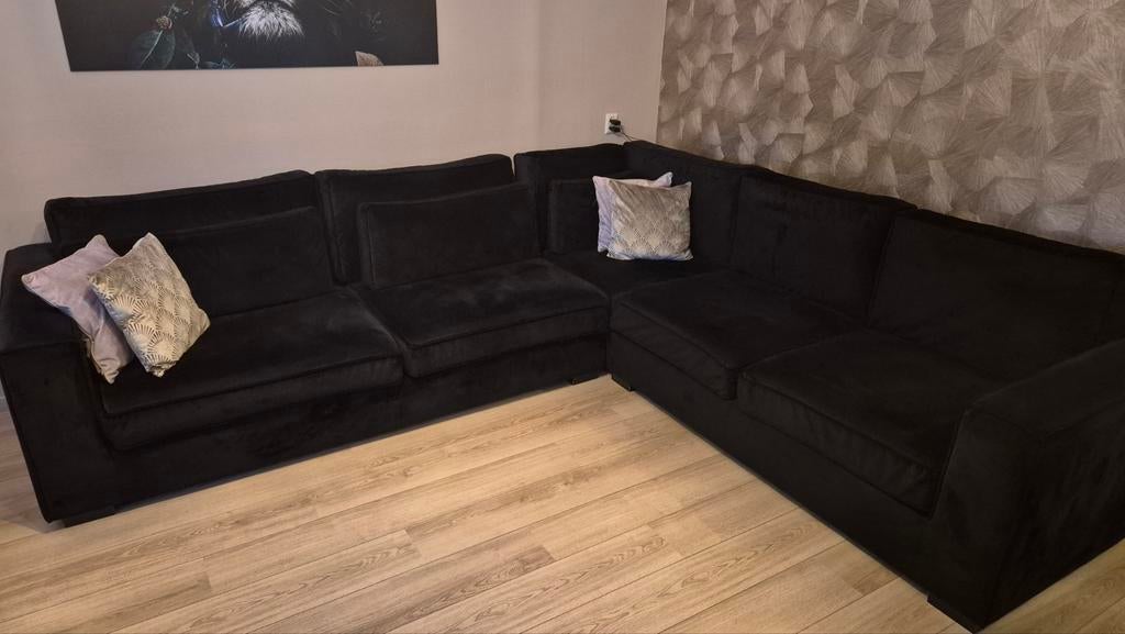 bankstel velvet stof moet VANDAAG weg !!, Ophalen of Verzenden, Geboorte of Huwelijk