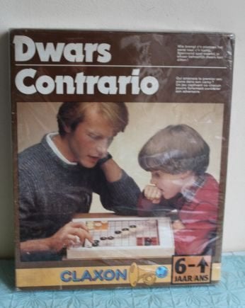 Dwars Contrario Bordspel - Claxon (Vintage), Een of twee spelers, Ophalen of Verzenden, Gebruikt, Claxon