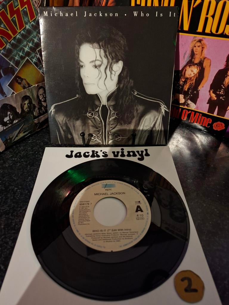 Michael Jackson - Who Is It (7 inch Single) 1991/2, 1990 - 1999, 7 inch, Ophalen of Verzenden, Fotohoes