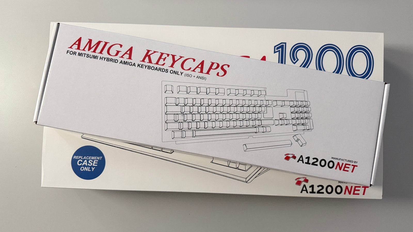 Amiga A1200 case & zwarte keycaps van A1200net, Computers en Software, Vintage Computers, Ophalen of Verzenden