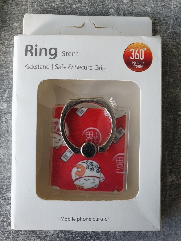 Smartphone Ringhouder / Stand – Japanse Maneki Neko (NIEUW), Verzenden, Nieuw, Telefoonhanger of Accessoire
