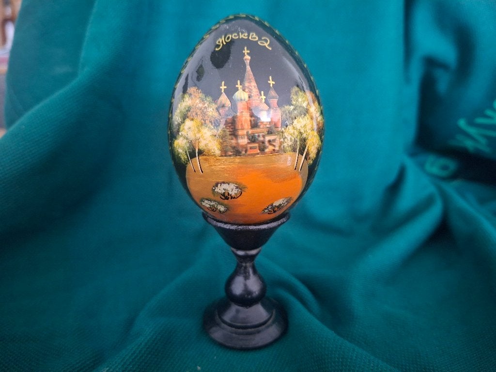 handgeschilderd Russisch laksouvernier, Antiek en Kunst, Ophalen of Verzenden