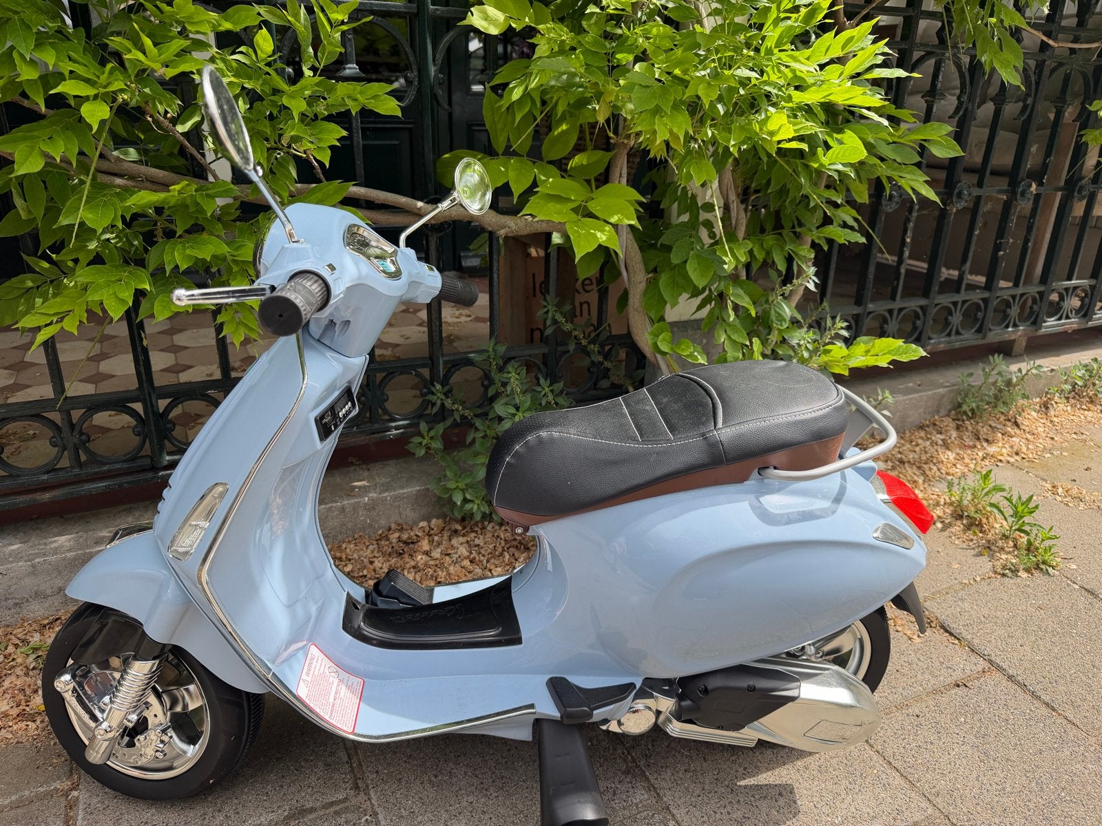 Vespa kind Scooter Speelgoed - Blauw, Kinderen en Baby's, Ophalen of Verzenden, Zo goed als nieuw