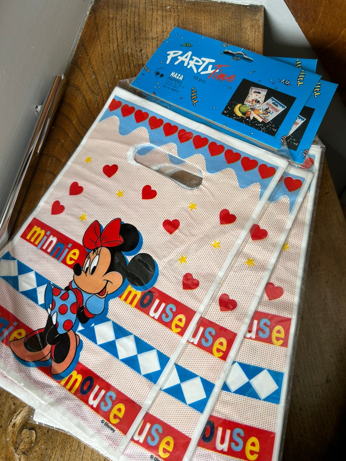 30x Traktatiezakjes: Mickey Mouse en Minnie Mouse, Verzamelen, Ophalen of Verzenden, Mickey Mouse, Nieuw, Overige typen