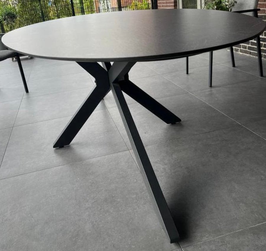 Dinning tafel, Ophalen, Zo goed als nieuw, Ovaal, Overige materialen