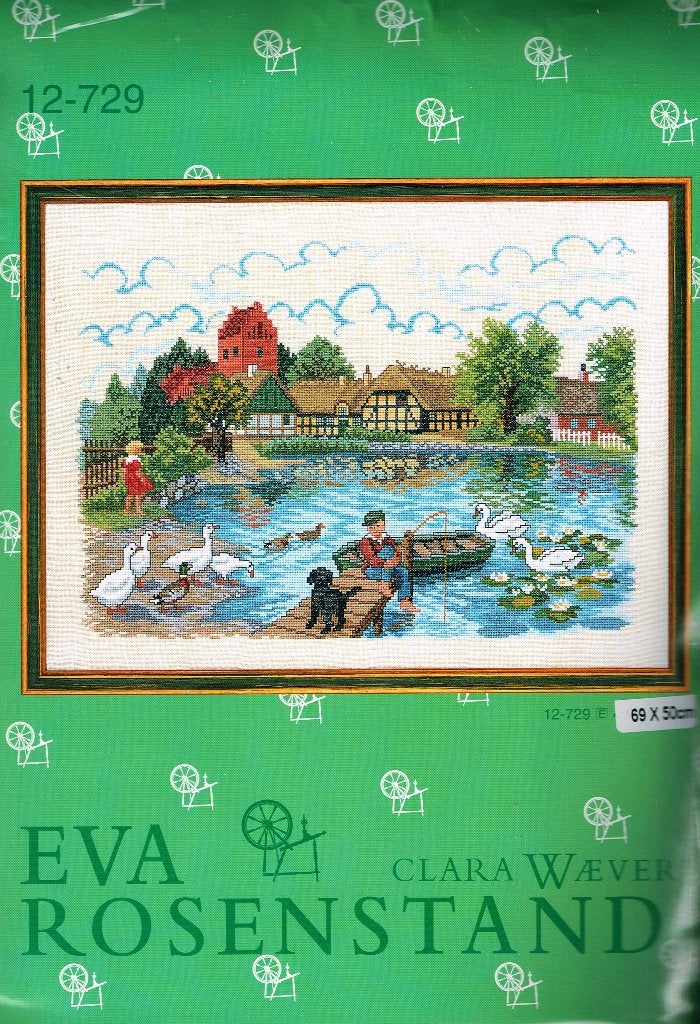 Cado SALE EVA ROSENSTAND borduurpakket DORPSVIJVER  12-729, Ophalen of Verzenden, Nieuw, Handborduren, Borduurpakket
