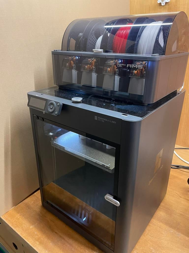Bambulab P1S Combo nieuwstaat 230 uur, Computers en Software, 3D Printers, Ophalen of Verzenden, Ingebouwde Wi-Fi, Zo goed als nieuw