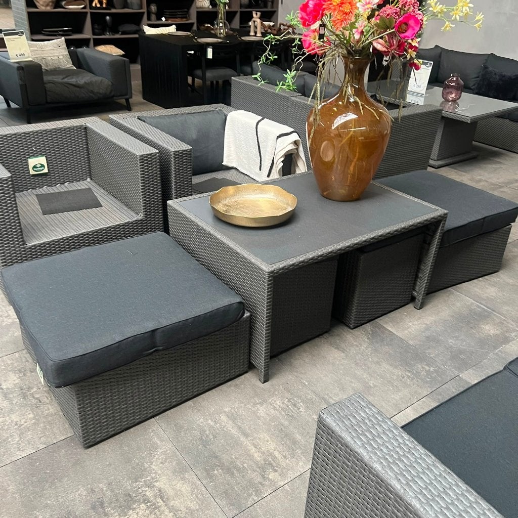 Salou Loungeset Combi 1 | Showroommodel, Ophalen, Gebruikt, Loungeset, Wicker