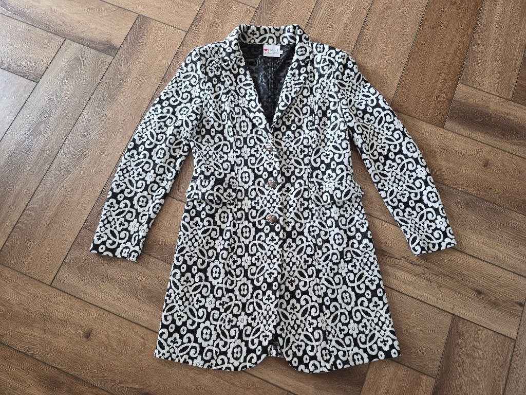 Prachtig lang colbert van Helena Hart, maat M, Kleding | Dames, Maat 38/40 (M), Meerkleurig, Zo goed als nieuw, Jasje