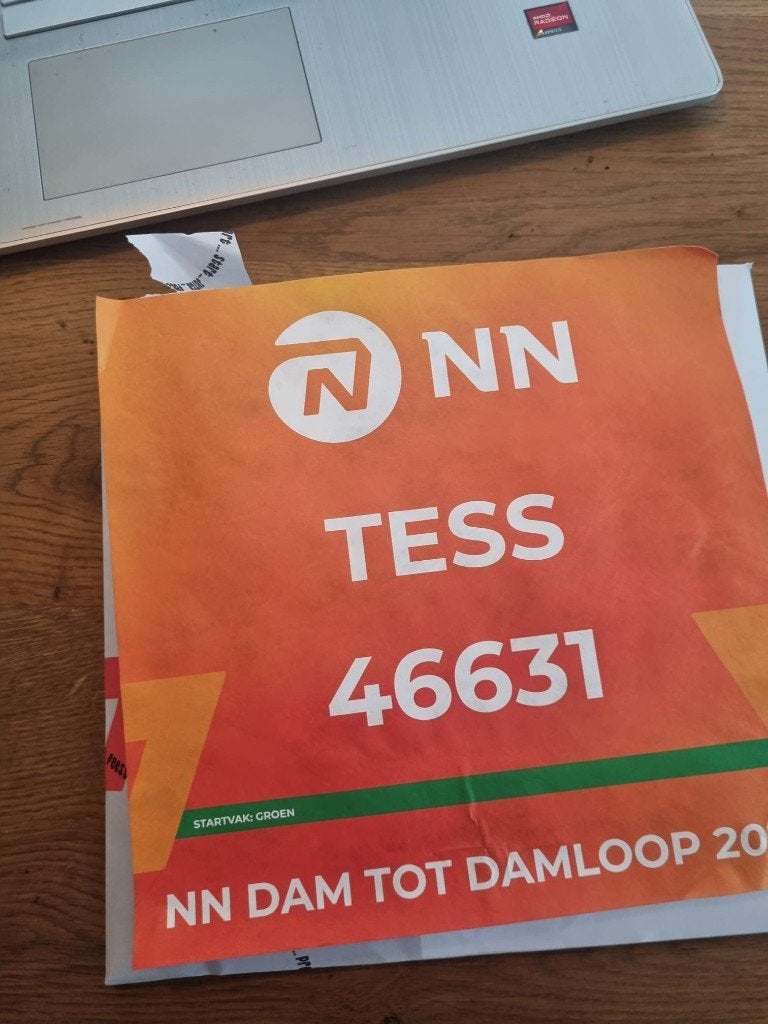 Startbewijs dam tot dam 16 km vak groen, Tickets en Kaartjes, Eén persoon
