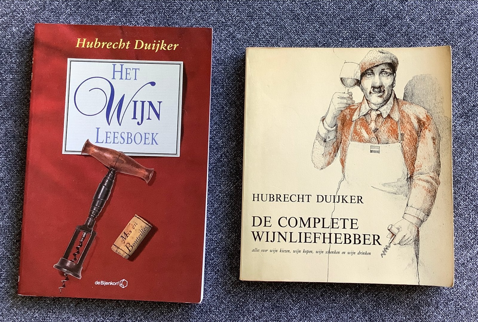 Hubrecht Duijker: Wijn Leesboek & Complete Wijnliefhebber, Ophalen of Verzenden, Gelezen, Nederland