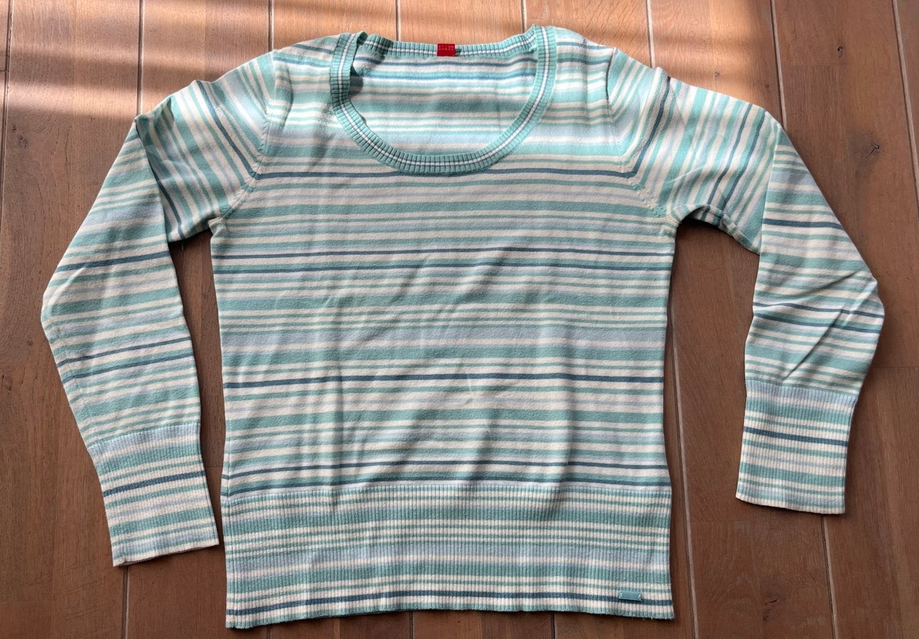 S. Oliver dames trui maat 42 gestreept, Ophalen of Verzenden, Gedragen, Maat 42/44 (L), Blauw