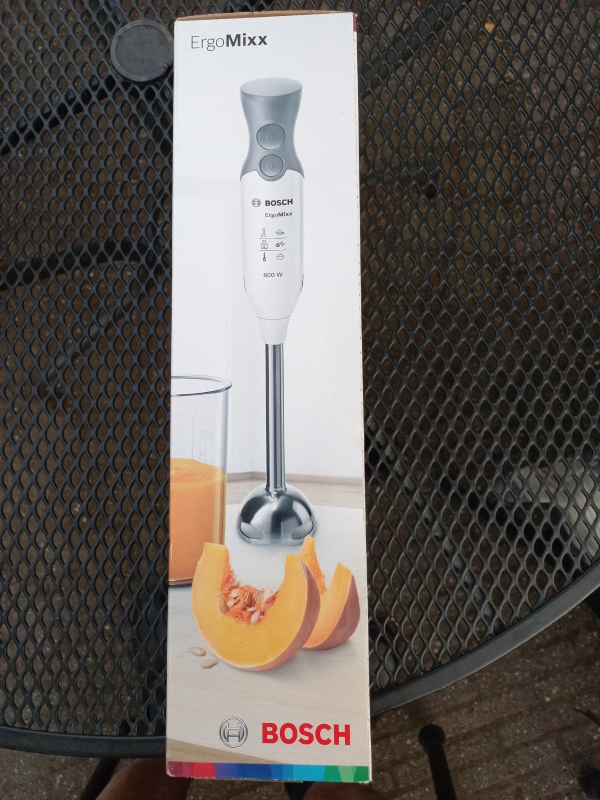 Bosch ErgoMixx MSM66110 Staafmixer 600W - Nieuw in doos, 2 snelheden, Nieuw, Ophalen of Verzenden, Vaatwasserbestendig