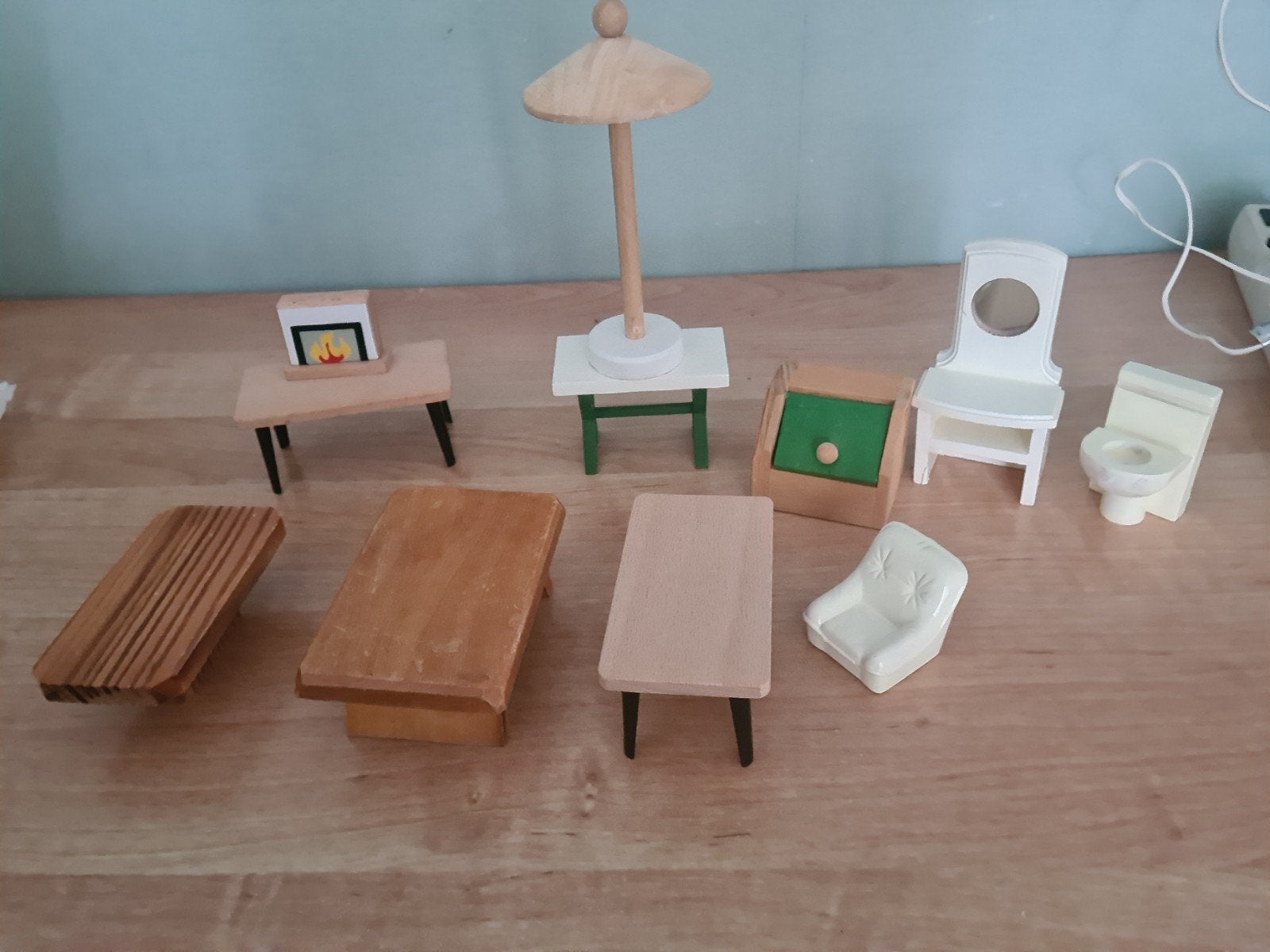 poppenhuis meubeltjes en poppetjes  ook Babyborn miniworld, Verzenden, Poppenhuis