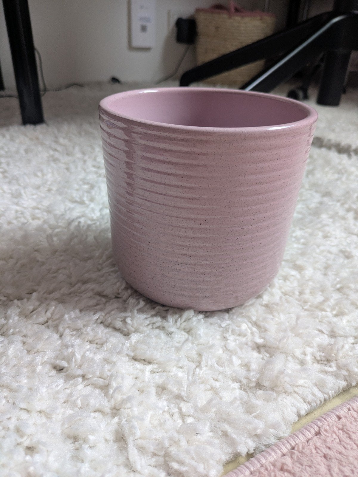 3x Flowerpot rose, Ophalen, Rond, Aardewerk, Minder dan 40 cm