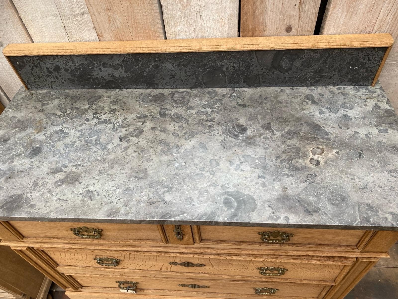 Stoer landelijke Frans eiken kast ladekast commode, Ophalen