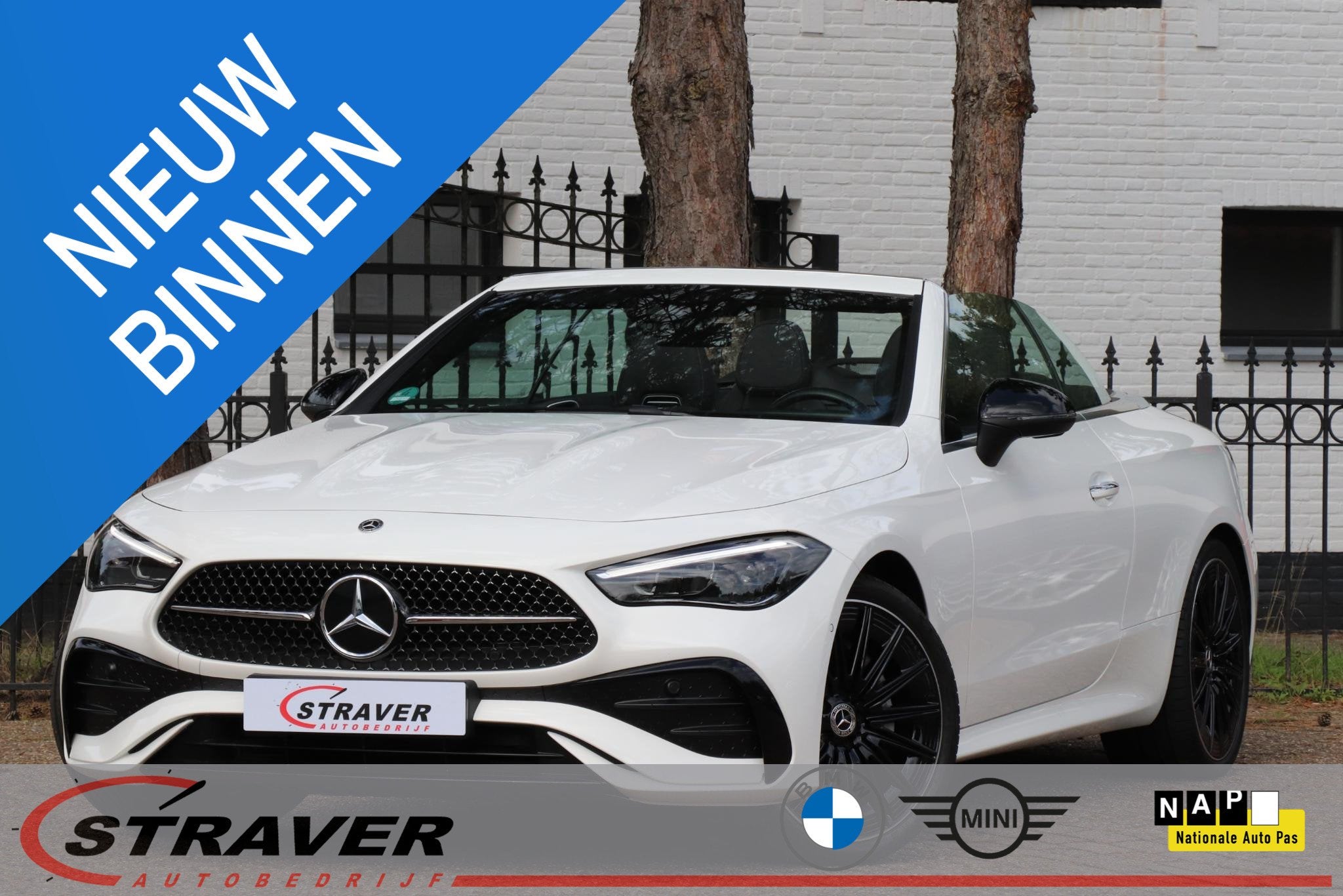 Mercedes-Benz CLE Cabriolet 180 AMG Line |Distronic, Auto's, Automaat, 4 cilinders, 4 stoelen, Bedrijf