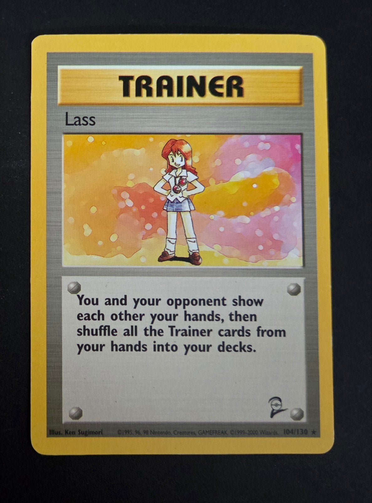 Lass Trainer Kaart 104/130 RB, Ophalen of Verzenden, Gebruikt, Losse kaart