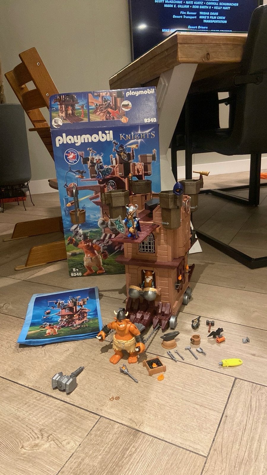 Playmobil 9340 Mobiele Aanvalstoren Dwergen, Kinderen en Baby's, Complete set, Ophalen of Verzenden, Zo goed als nieuw, Kasteel/Fort