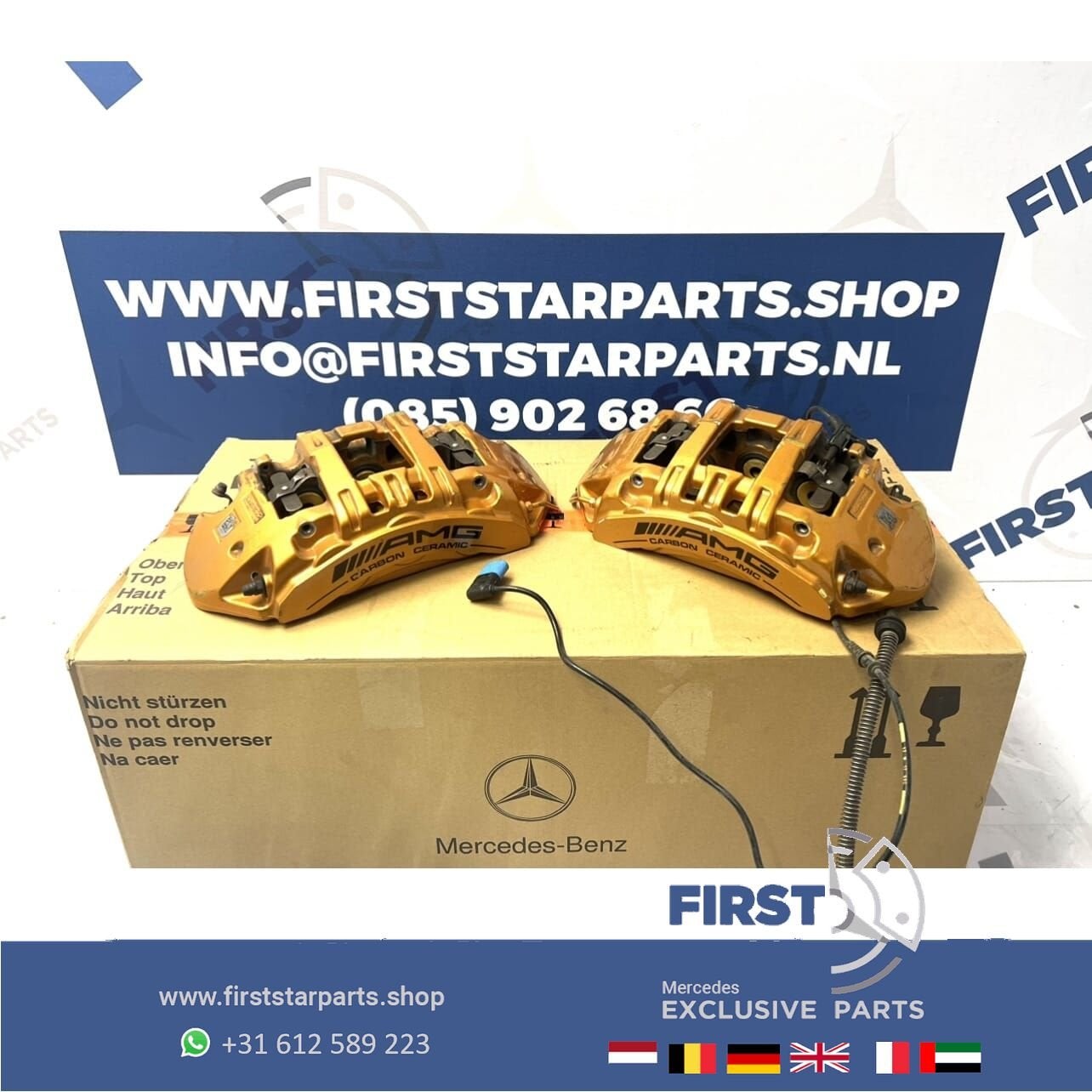 KERAMISCHE REMKLAUW W205 C205 C63 W213 E63 W218 CLS63 W190 G, Gebruikt, -, Ophalen of Verzenden, -
