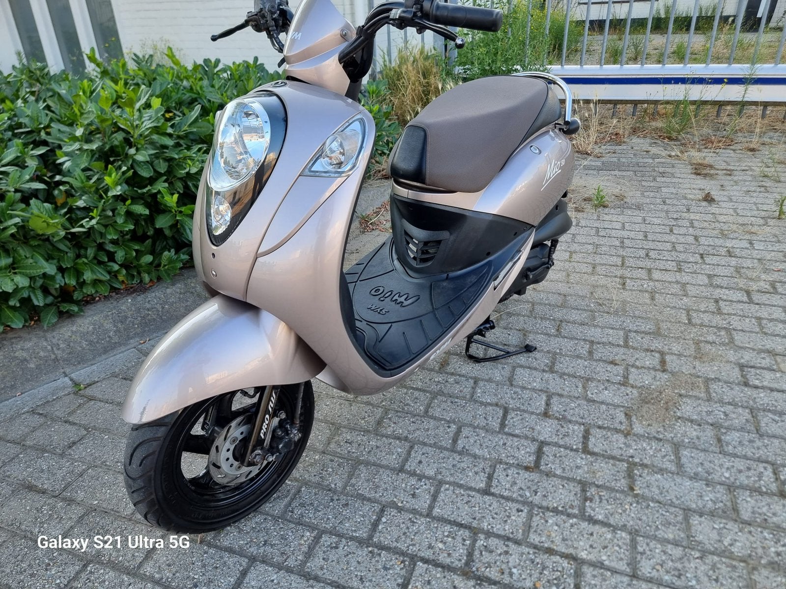 Nette Sym Mio 2014 blauw kenteken 10.167km 4e eigenaar, Ophalen, SYM, Zo goed als nieuw, Benzine
