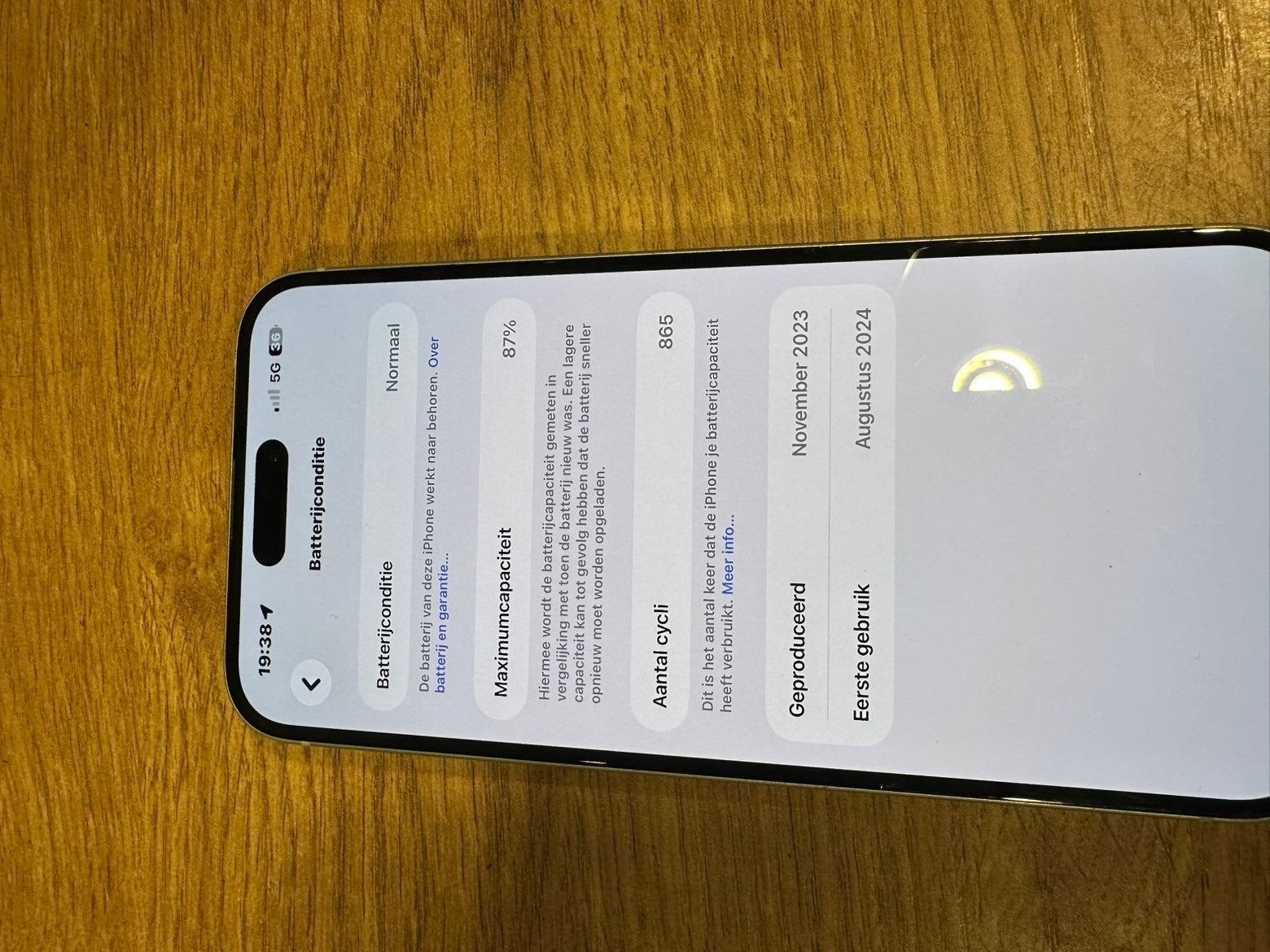 iPhone 15 Plus Mintgroen 128GB, Telecommunicatie, Ophalen of Verzenden, 87 %, Zonder simlock, Zonder abonnement