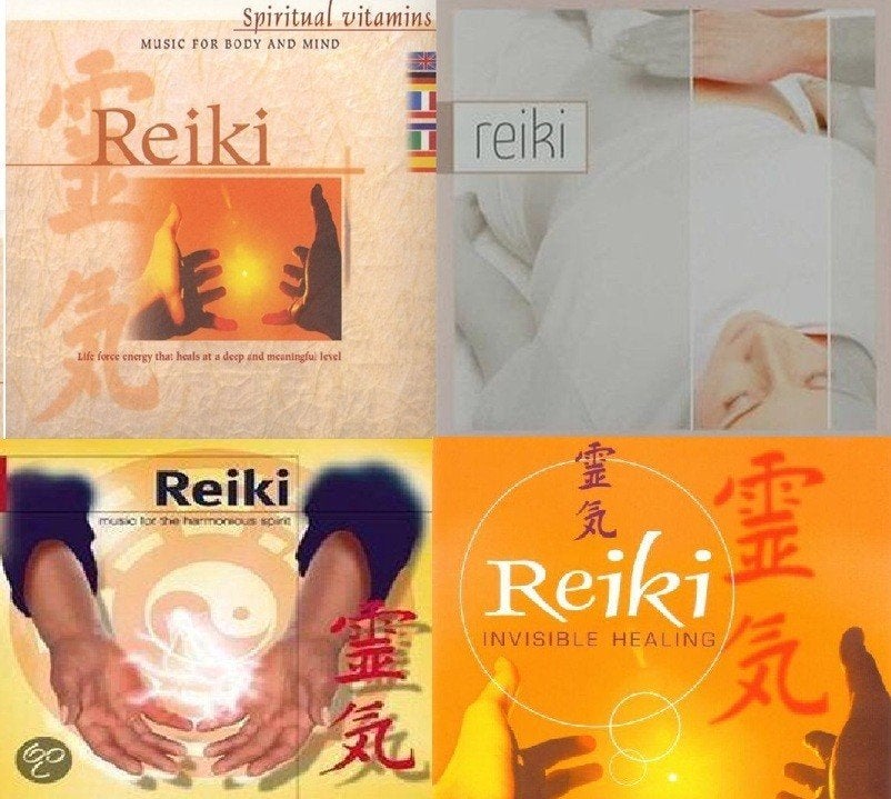 4 Reiki CD's: Michiko Tanaka / Spiritual Vitamins - ......, Cd's en Dvd's, Ophalen of Verzenden, Gebruikt, Overige typen, Spirituele muziek