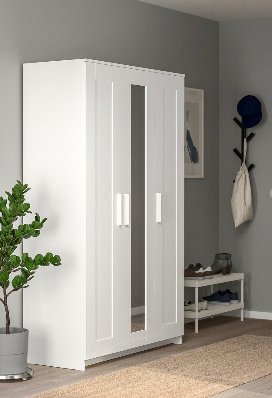 BRIMNES ikea Kledingkast, Ophalen, 100 tot 150 cm, Zo goed als nieuw, 150 tot 200 cm