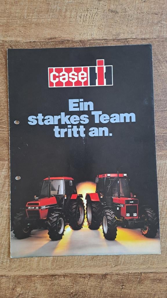 Folder CASE IH International Ein starkes Team tritt an, Boeken, Catalogussen en Folders, Ophalen of Verzenden, Zo goed als nieuw