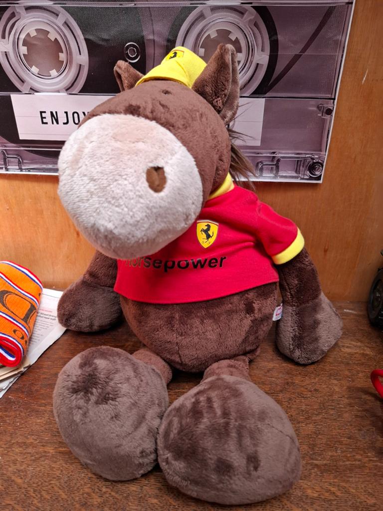 Originele Ferrari Mascotte Knuffel Paard - Horsepower, Ophalen of Verzenden, Zo goed als nieuw