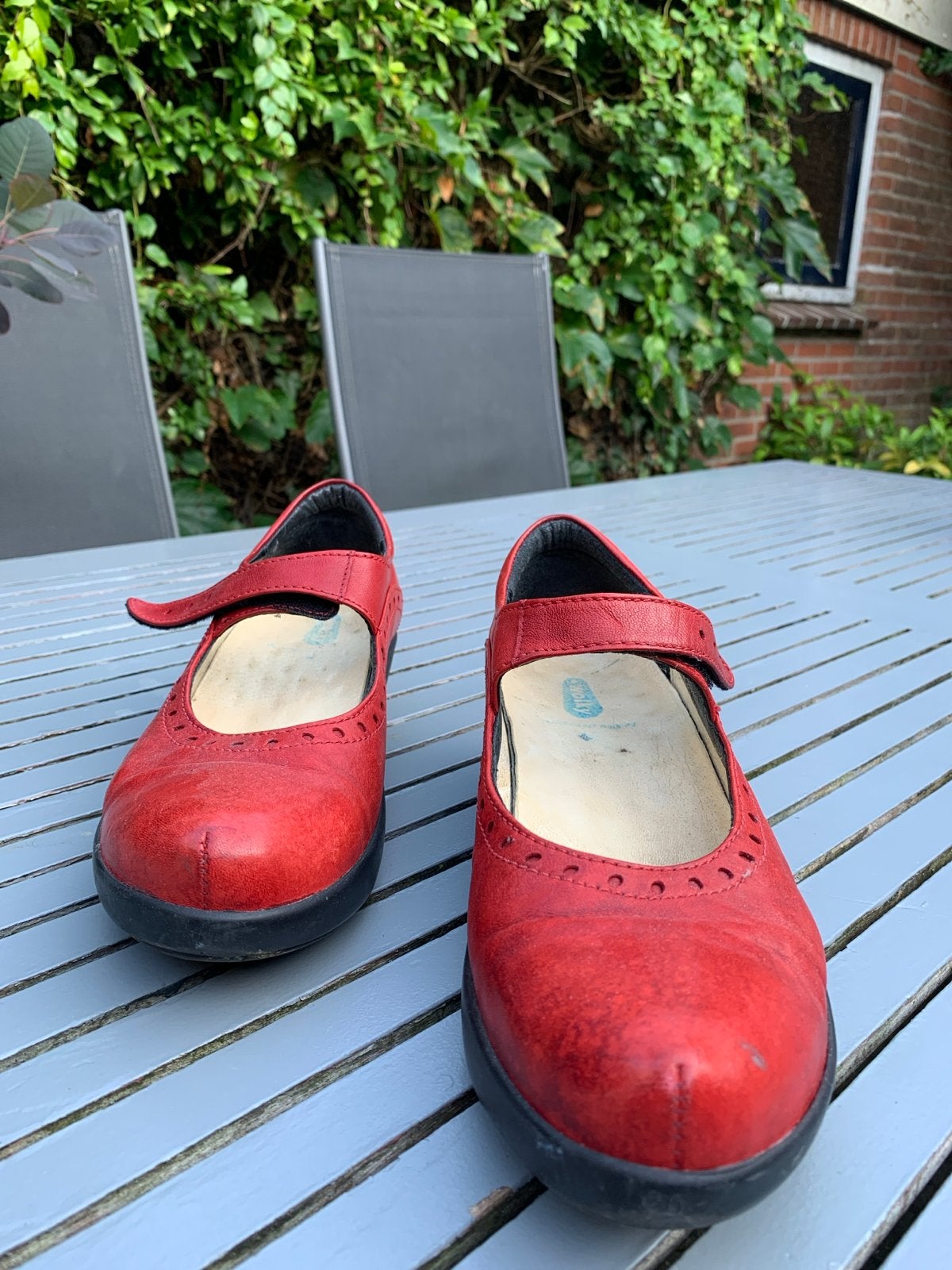 Wolky rode schoenen, maat 42, Kleding | Dames, Schoenen, Ophalen of Verzenden, Gedragen, Rood, Schoenen met lage hakken
