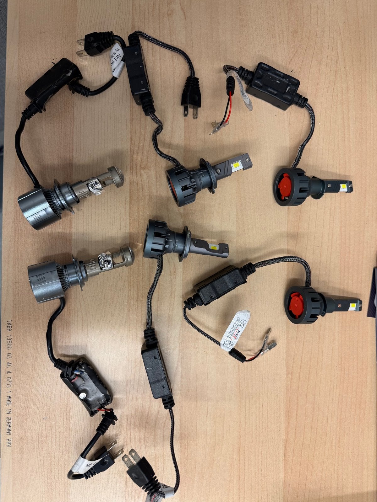 LED Koplampen Set - H7 en H1, Auto-onderdelen, Verlichting, Universele onderdelen, Gebruikt, Ophalen of Verzenden
