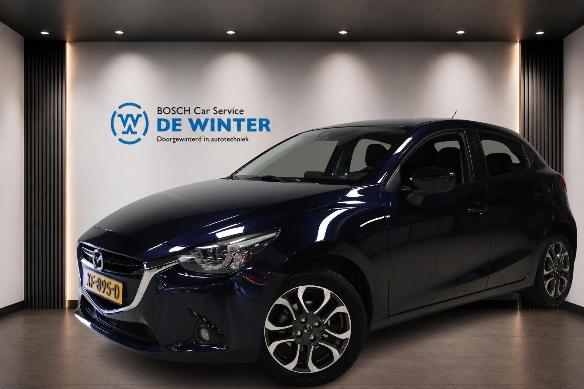 Mazda 2 1.5 Skyactiv-G GT-M, Stof, 4 cilinders, Met garantie (alle), Blauw