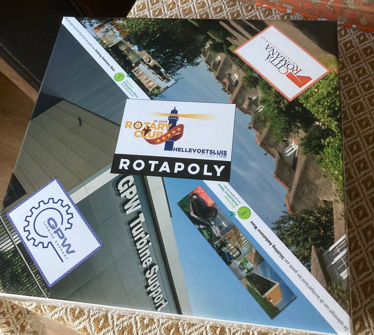 Rotapoly Bordspel - Rotary Club Hellevoetsluis,., Drie of vier spelers, Ophalen of Verzenden, Zo goed als nieuw
