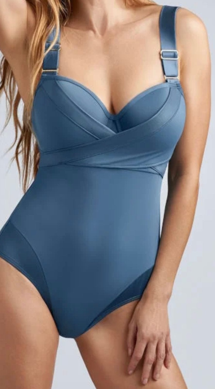 Badpak marlies dekkers, Ophalen of Verzenden, Zo goed als nieuw, Blauw, Badpak