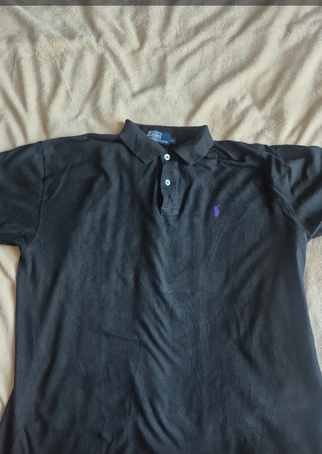 Polo Ralph Lauren Poloshirt Zwart Maat xxl, Zwart, Overige maten, Ophalen of Verzenden, Polo Ralph Lauren